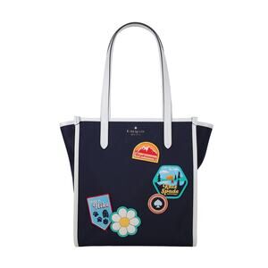 Kate Spade Navy and White Tote Bag